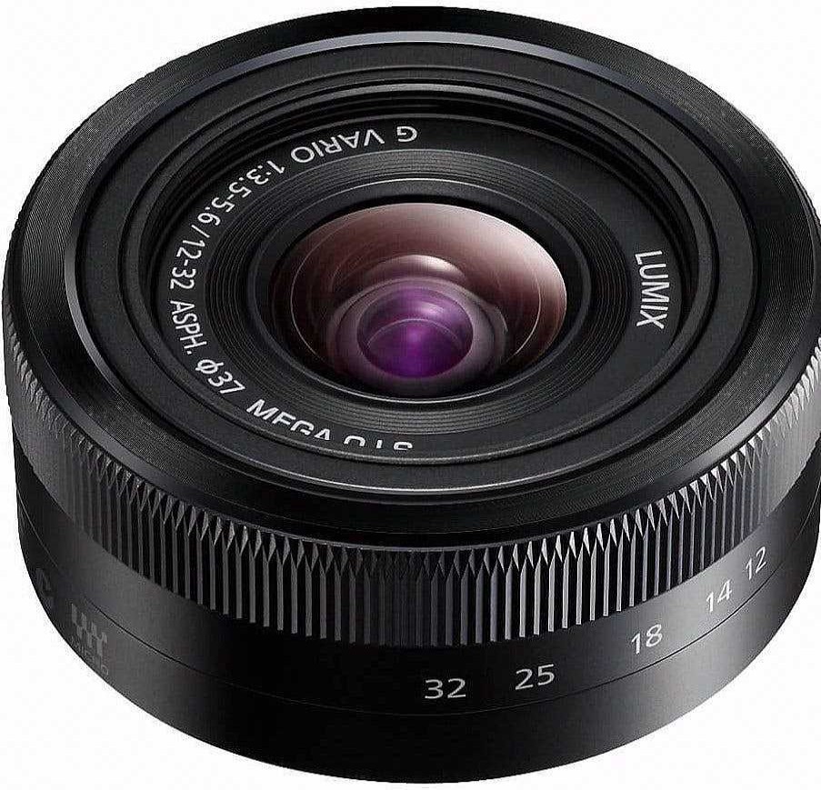 Panasonic Wide Angle Lenses | Panasonic Lumix G Vario 12-32Mm F/3.5-5.6 Black Lens