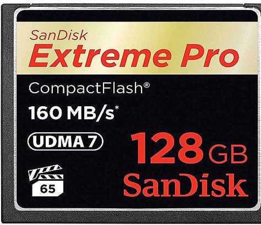 SanDisk Compactflash | Sandisk Extreme Pro Compactflash 160Mb/S - 128Gb Memory Card