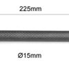 SmallRig Gimbals & Stabilisers | Smallrig 15Mm Carbon Fiber Rod-22.5 Cm 9 Inch (2Pcs) - 1690