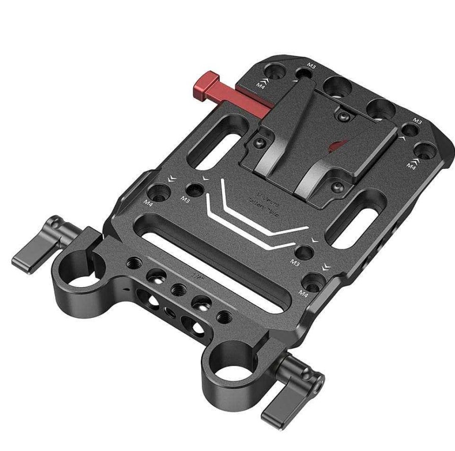 SmallRig Gimbals & Stabilisers | Smallrig V Mount Battery Plate With Dual 15Mm Rod Clamp - 3016