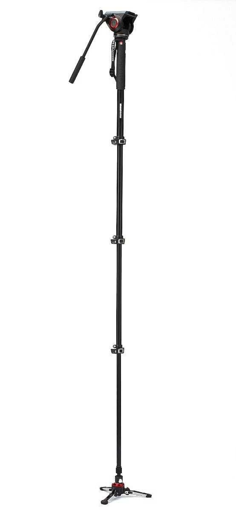 Manfrotto Tripods | Manfrotto Mvmxpro500 4 Section - Xpro Video Monopod - Fluid Head & Fluidtech Base