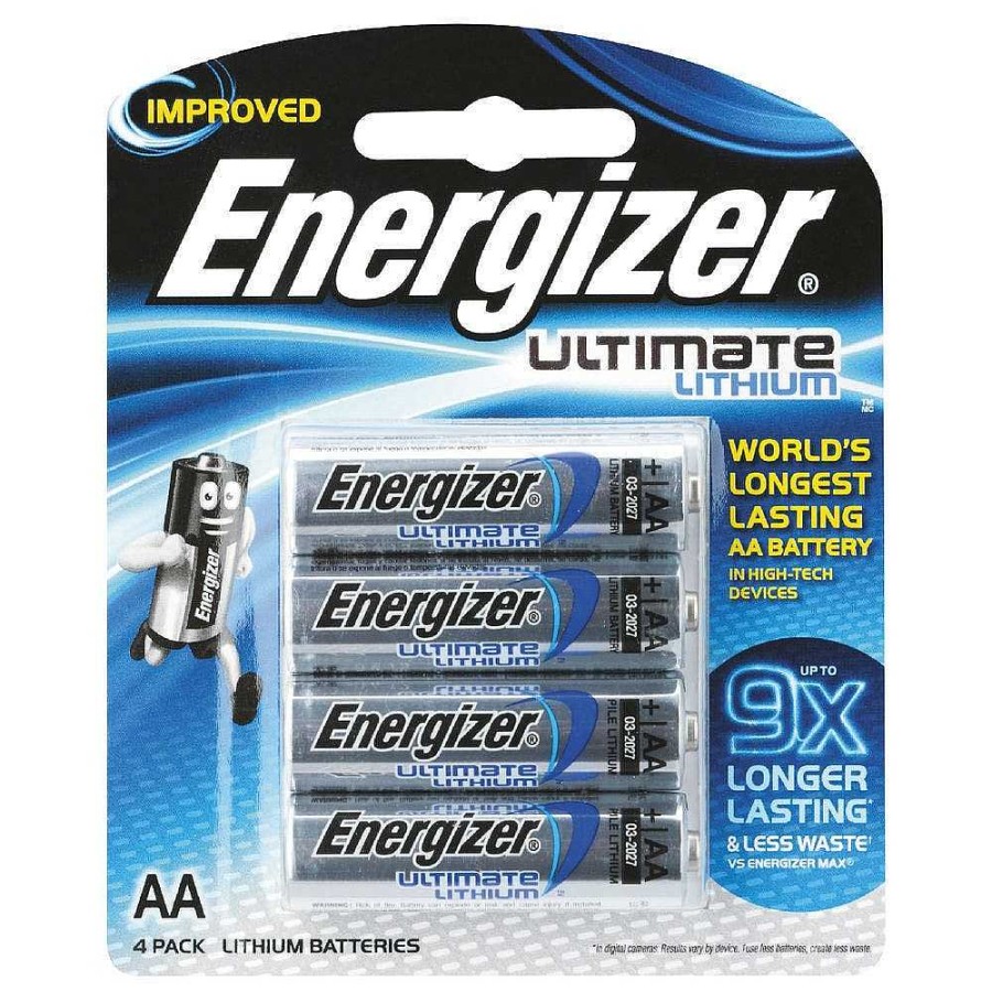 Energizer Batteries | Energizer Ultimate Lithium Aa Battery - 4 Pack