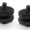 SmallRig Gimbals & Stabilisers | Smallrig Cold Shoe Adapter With 3/8" To 1/4" Thread (2Pcs Pack) - 1631