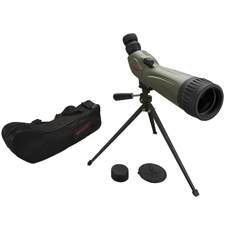 Tasco Spotting Scope | Tasco 20-60X60 Green Fc Spotting Scope W/Soft Case