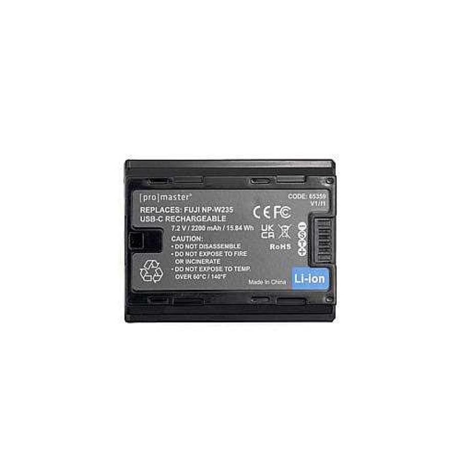 ProMaster Batteries | Promaster Fujifilm Np-W235 Battery With Usb Type-C Port