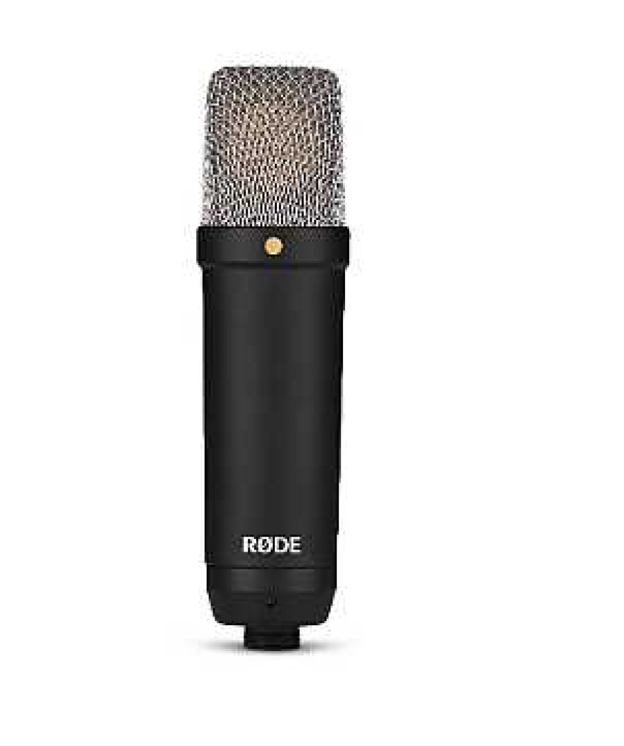 Rode All Microphones | Rode Nt1 Signature Black Large-Diaphragm Cardiod Condenser Mic, With Hf6