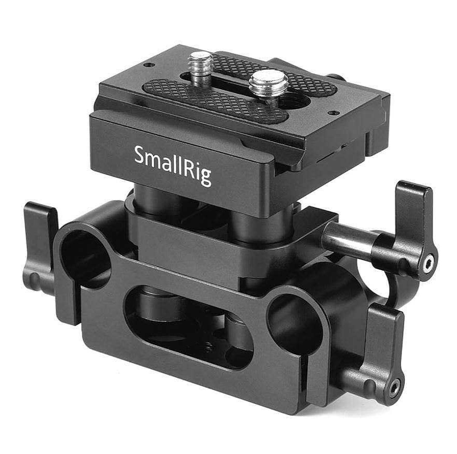 SmallRig Gimbals & Stabilisers | Smallrig Universal 15Mm Rail Support System Baseplate - Dbc2272B