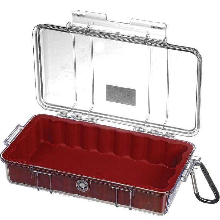 Pelican Hard Cases | Pelican 1060 Micro Clear Case With Red Liner