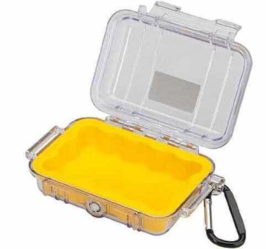 Pelican Hard Cases | Pelican 1010 Micro Clear Case - Yellow With Yellow Liner