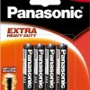 Panasonic Batteries | Panasonic Aaa 4 Pack Extra Heavy Duty Alkaline Battery