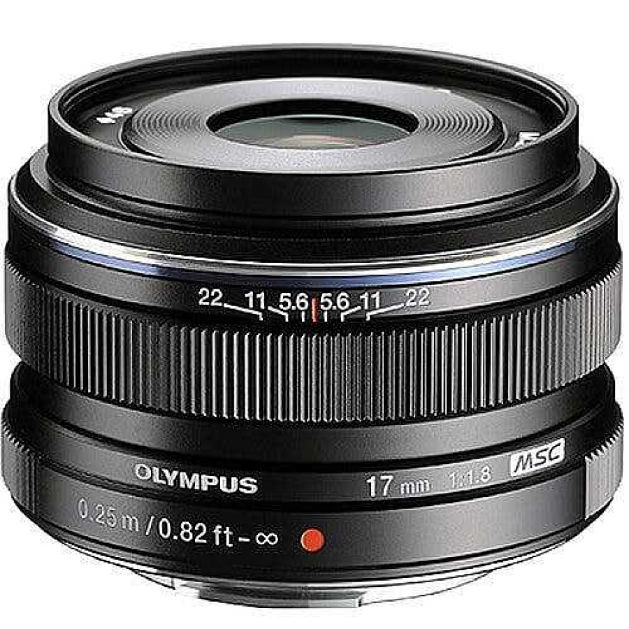 Olympus Prime Lenses | Om System M.Zuiko 17Mm F/1.8 Black Wide Angle Lens