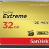 SanDisk Compactflash | Sandisk Extreme Compactflash 120Mb/S - 32Gb Memory Card