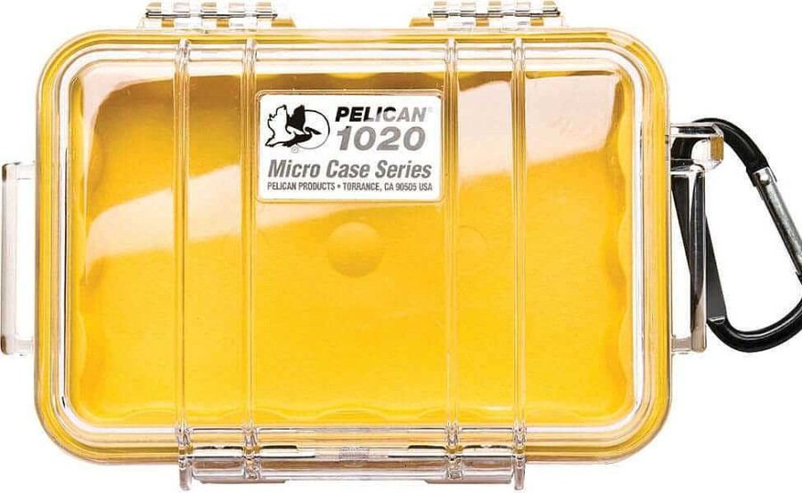 Pelican Hard Cases | Pelican 1020 Micro Clear Case - Yellow With Yellow Liner