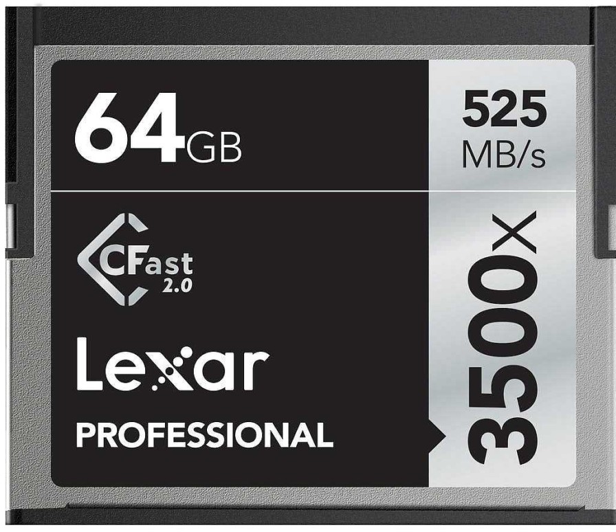 Lexar Cfast | Lexar Professional 3500X Cfast 2.0 64Gb - 525Mb/S Memory Card