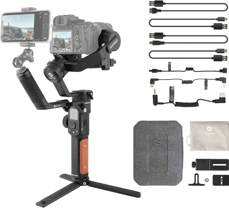 Feiyu Gimbals & Stabilisers | Feiyutech Ak2000S 3-Axis Gimbal For Dslr/Mirrorless - 2Kg Payload