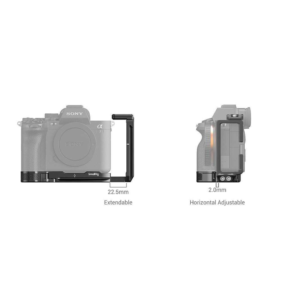 SmallRig Gimbals & Stabilisers | Smallrig L-Bracket Kit Fr Sony Alpha 7 Iv/ Alpha 7S Lll/ Alph 7R Lv / Alpha 1 /A 9 Ll - 3856