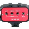 Saramonic All Microphones | Saramonic Sr-Ax100 Passive 2- Channel Audio Adapter For Dslr Cameras