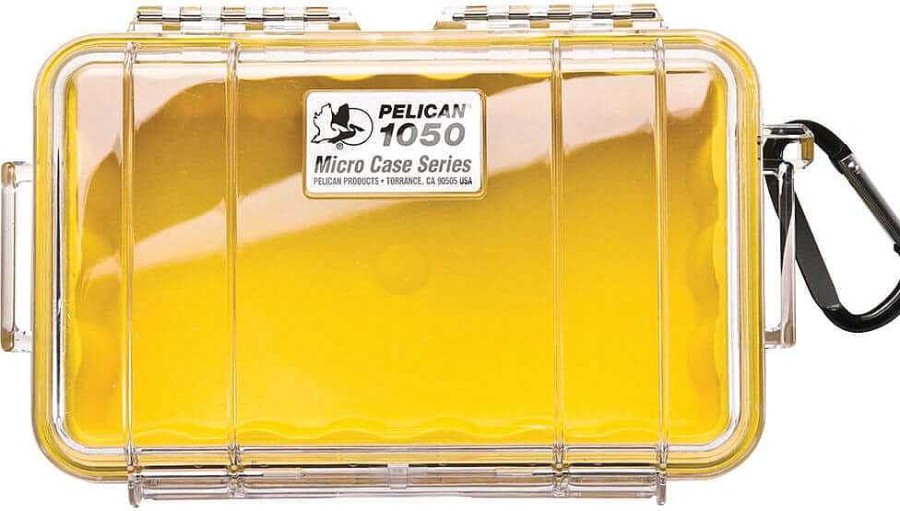 Pelican Hard Cases | Pelican 1050 Micro Clear Case With Yellow Liner