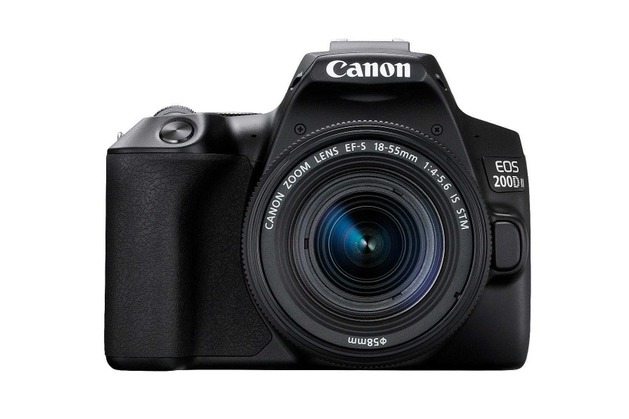 Canon Crop Sensor/Aps-C | Canon Eos 200D Mark Ii W/Efs 18-55Mm F/4-5.6Is Stm,55-250Mm F/4-5.6Is Stm Lens Dslr Camera