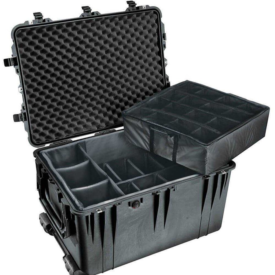 Pelican Hard Cases | Pelican 1660 Black Case With Padded Dividers