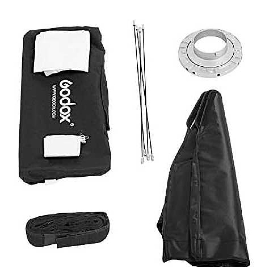 GoDox Flash Accessories | Godox 30X120Cm Recta Softbox + Grid For S-Type