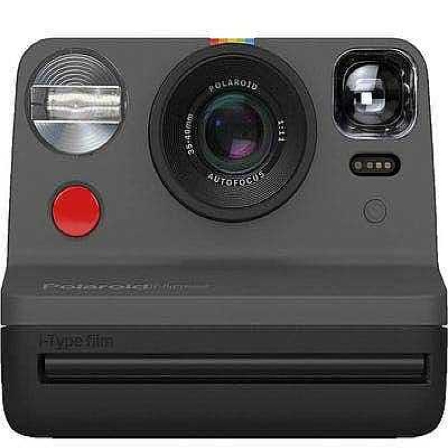 Polaroid Polaroid | Polaroid Now - Black I-Type Instant Camera W/Bonus Film (8 Exposures)