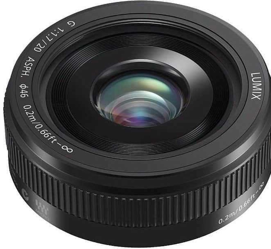 Panasonic Prime Lenses | Panasonic Lumix G 20Mm F/1.7 Ii Asph Pancake - Black Lens