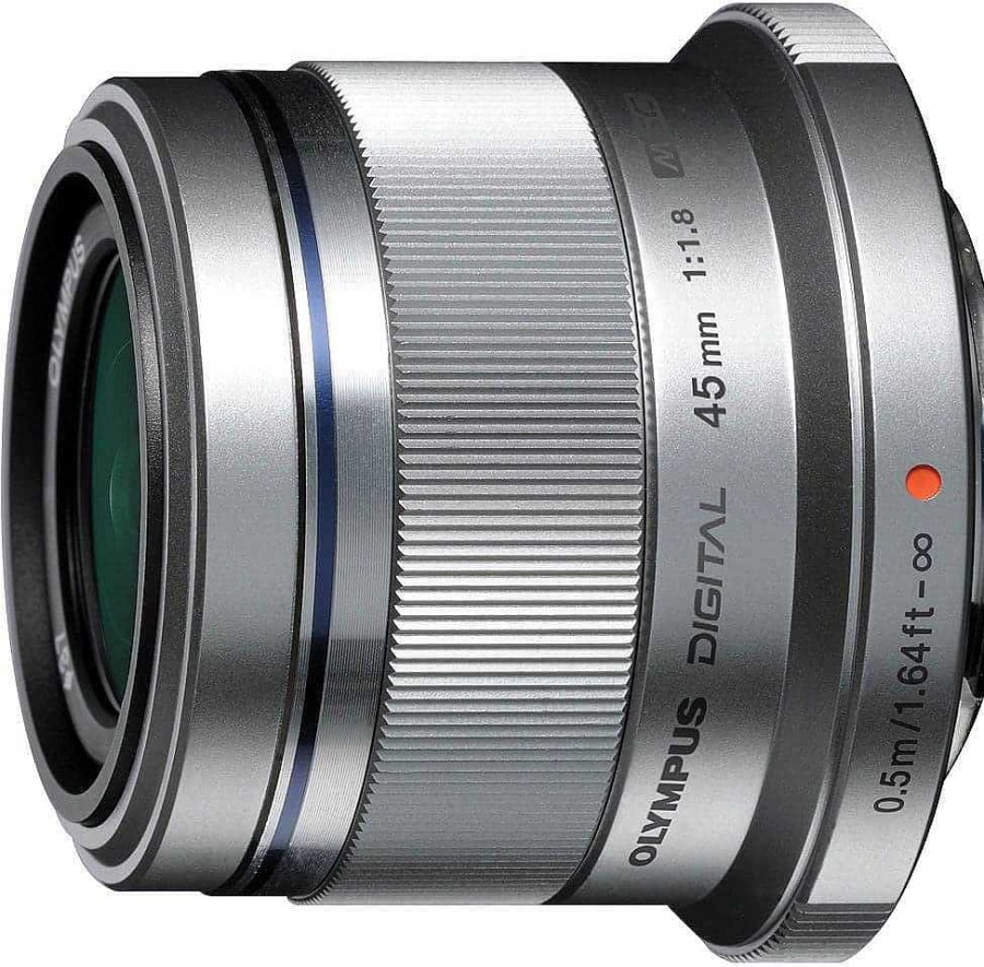 Olympus Prime Lenses | Olympus M.Zuiko 45Mm F/1.8 Silver Portrait Lens