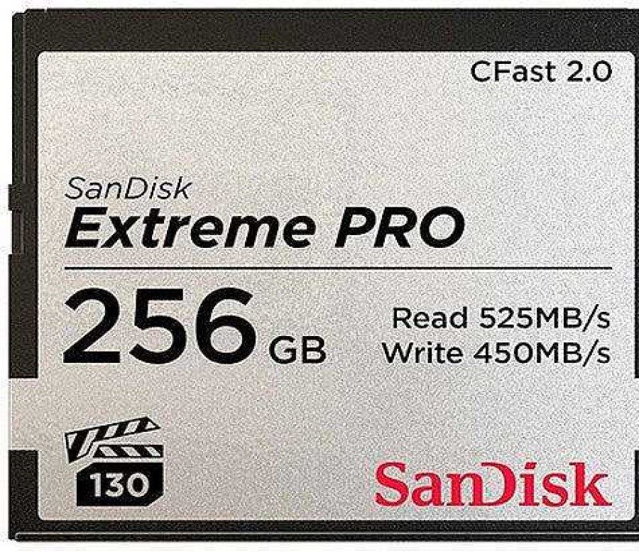 SanDisk Cfast | Sandisk Extreme Pro Cfast 2.0 525Mb/S - 256Gb Memory Card