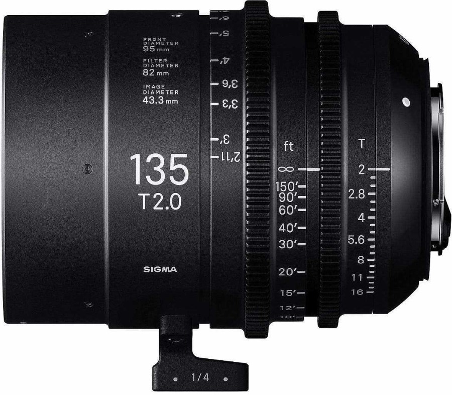 Sigma Cine Lenses | Sigma 135Mm T2 Cine Lens - Arri Pl Mount