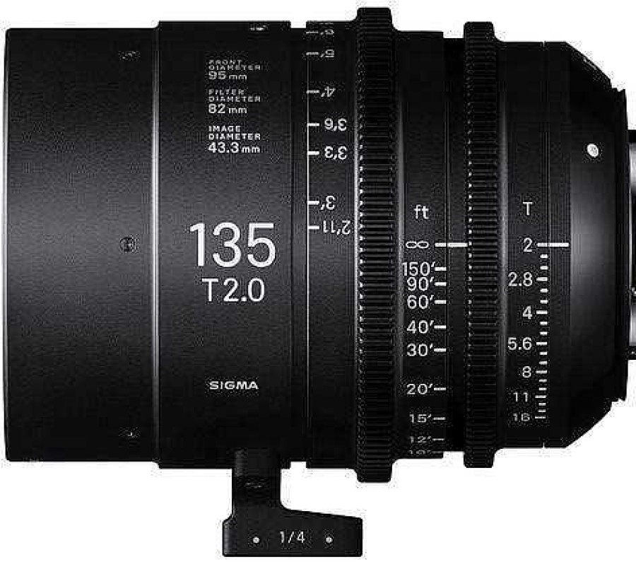 Sigma Cine Lenses | Sigma 135Mm T2 Cine Lens - Canon Ef