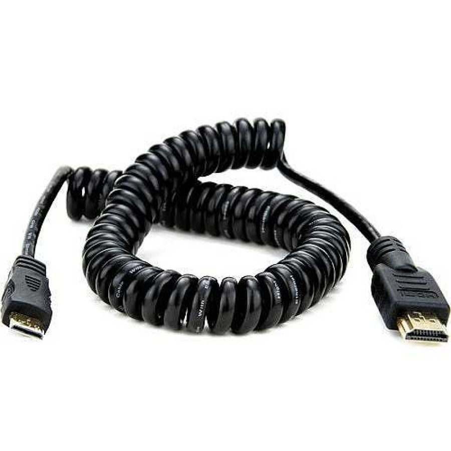 Atomos Cables | Atomos Mini-Hdmi To Full Hdmi Coiled Cable (50Cm-65Cm)