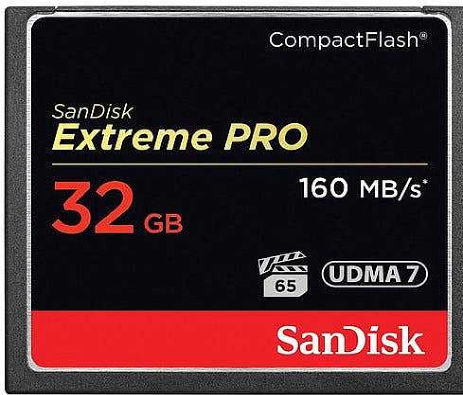 SanDisk Compactflash | Sandisk Extreme Pro Compactflash 160Mb/S - 32Gb Memory Card