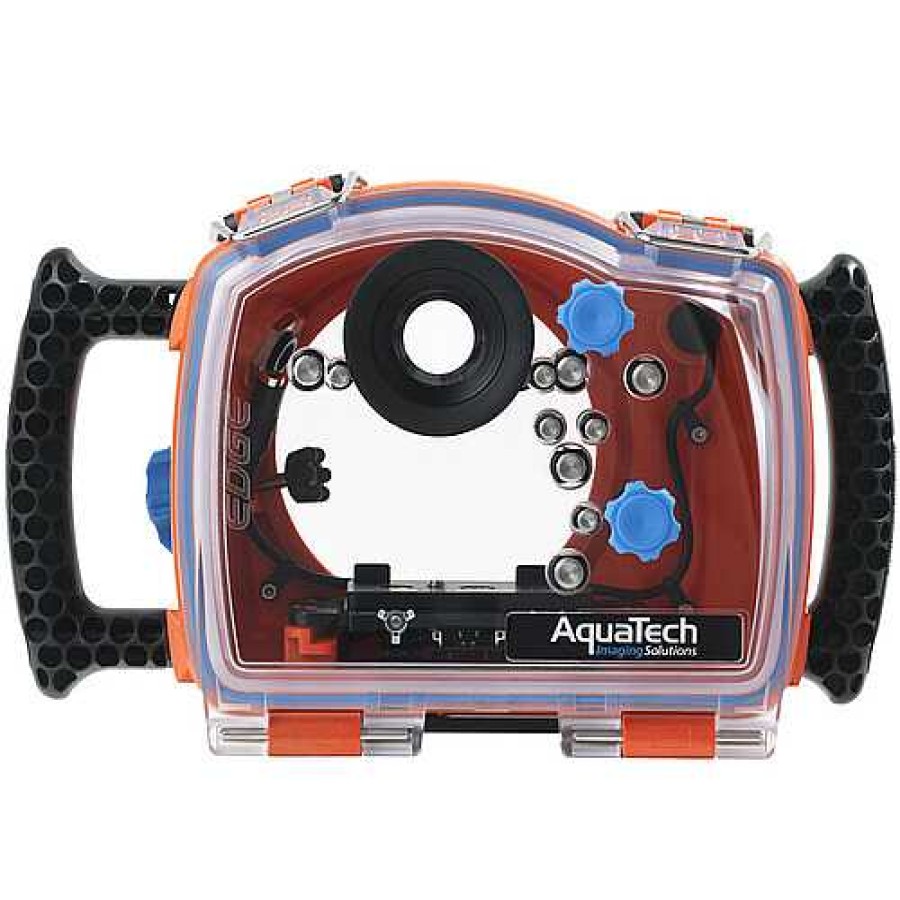 AquaTech Housings | Aquatech Edge Base Sports Housing For Sony A7Iii/A7Siii A7Riii/A7Riv/A9/A9Ii - Orange