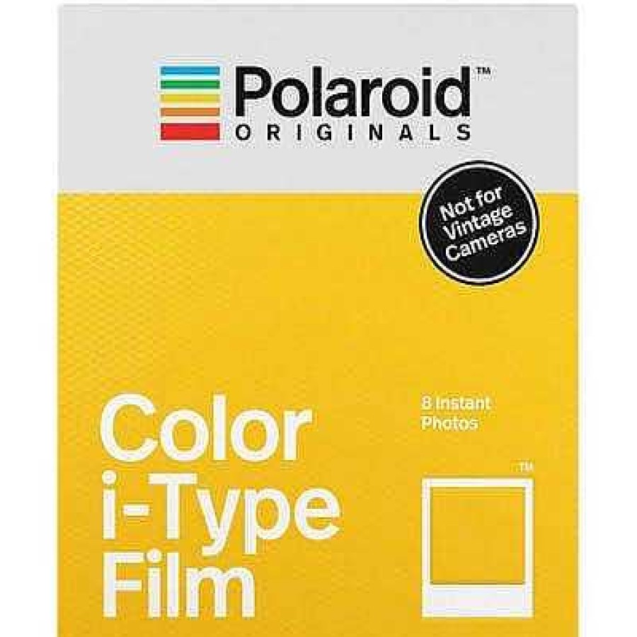 Polaroid Instant | Polaroid Now - Red I-Type Instant Camera W/Bonus Film (8 Exposures)