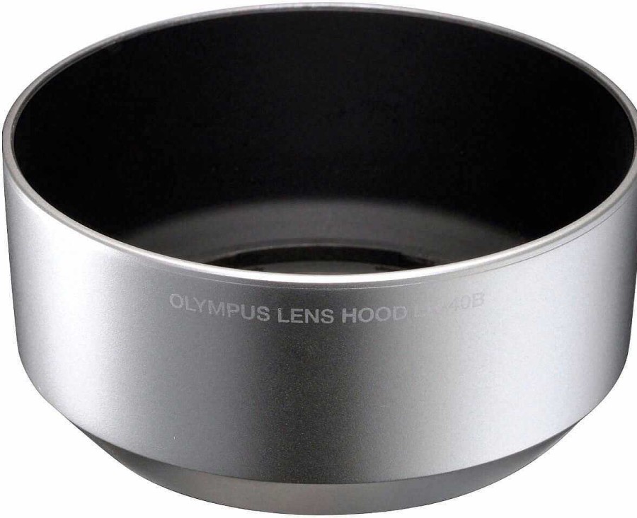 Olympus Lens Hoods | Olympus Lh-40B Silver Lenshood For 45Mm Lens