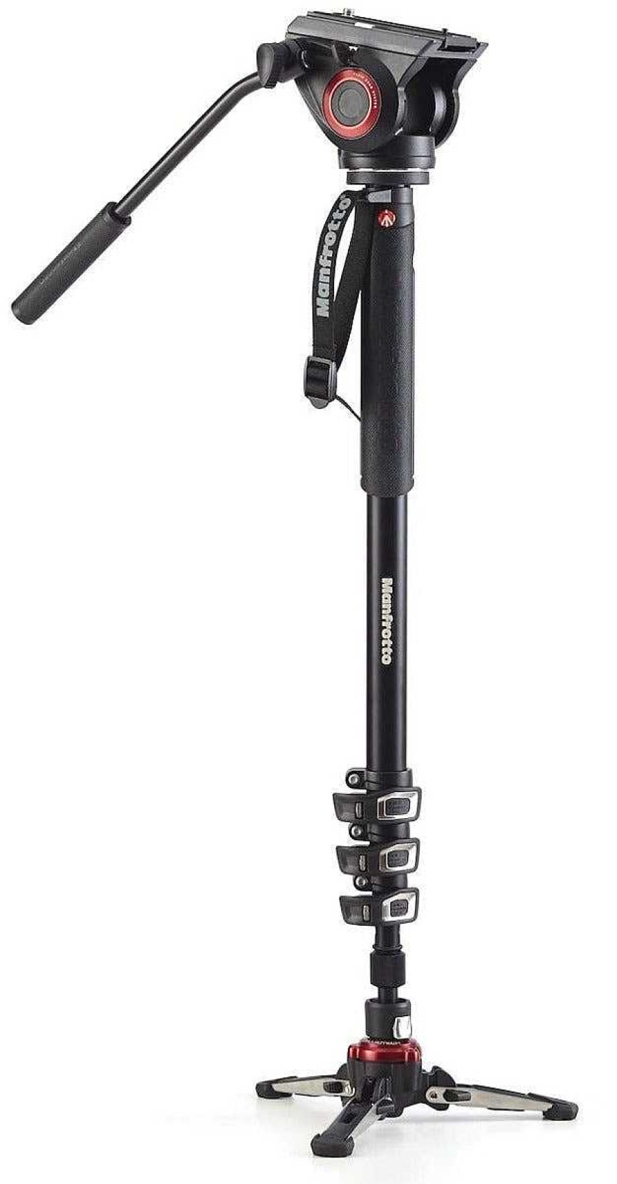 Manfrotto Tripods | Manfrotto Mvmxpro500 4 Section - Xpro Video Monopod - Fluid Head & Fluidtech Base