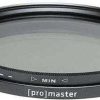 ProMaster Lens Filters | Promaster Variable Nd Standard (1.5-9 Stops) 58Mm Filter