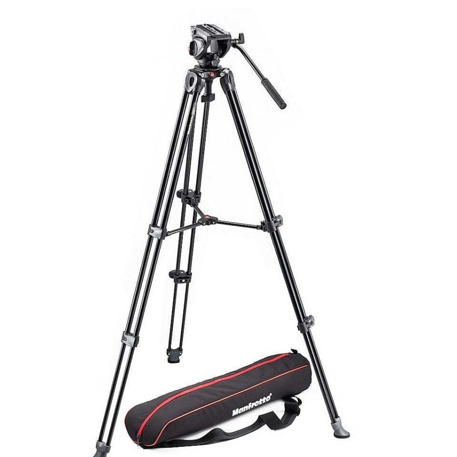 Manfrotto Tripods | Manfrotto Mvt502Am Tripod Kit W/ Fluid Video Head Includes Carry Bag