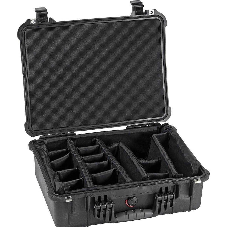 Pelican Hard Cases | Pelican 1520 Black Case With Padded Dividers