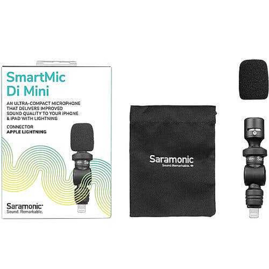 Saramonic All Microphones | Saramonic Smartmic Di Mini Ultracompact Microphone For Lightning Ios Devices