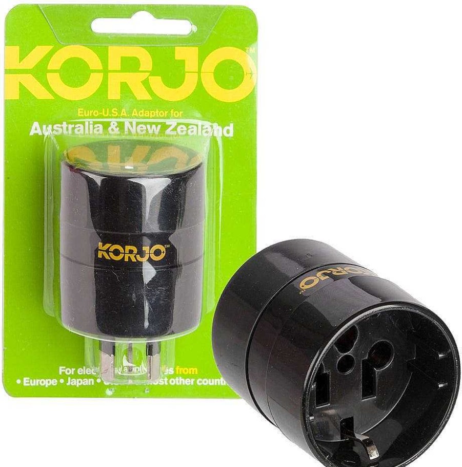 Korjo Battery Adaptors | Korjo Euro/Usa For Aus/Nz Adaptor