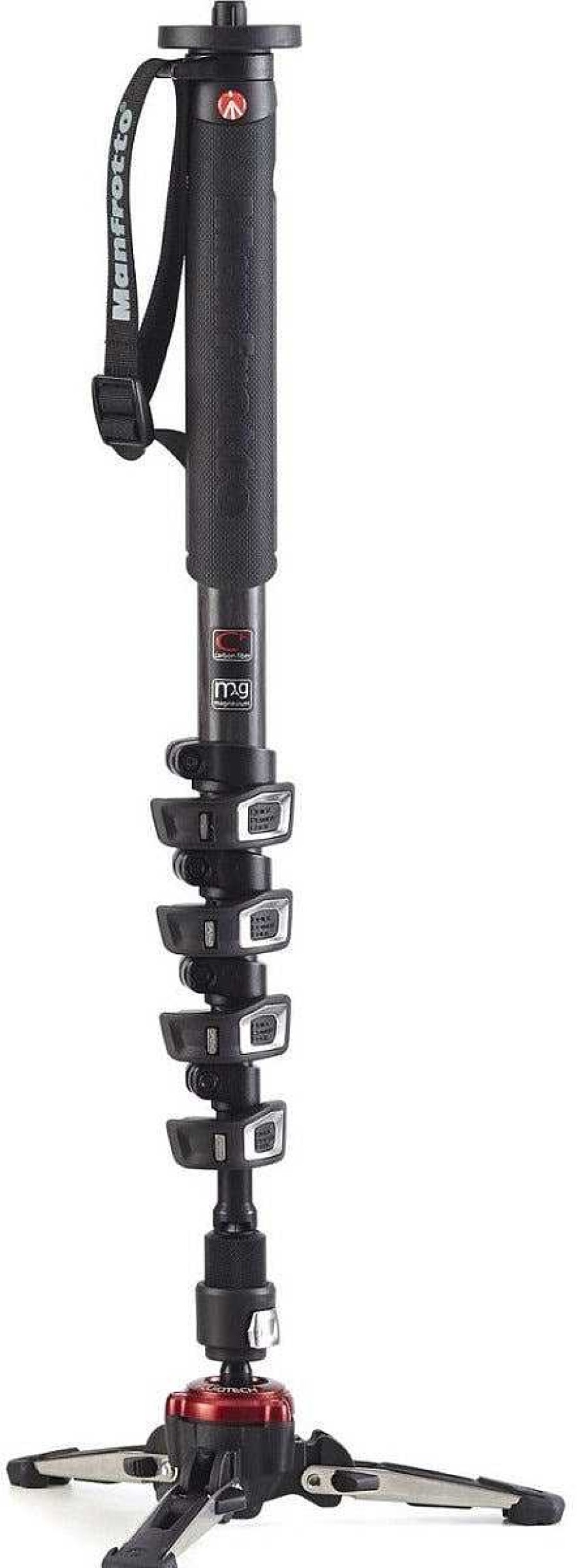 Manfrotto Monopods | Manfrotto Mvmxproc5 5 Section - Xpro Carbon Monopod With Fluidtech Base