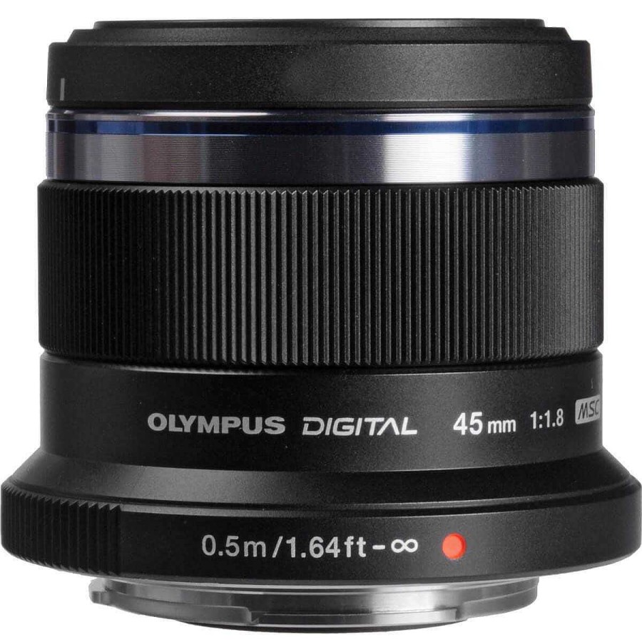 Olympus Prime Lenses | Olympus M.Zuiko 45Mm F/1.8 Black Portrait Lens