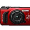 OM System Waterproof/Tough | Om System Tg-7 Red Digital Compact Camera