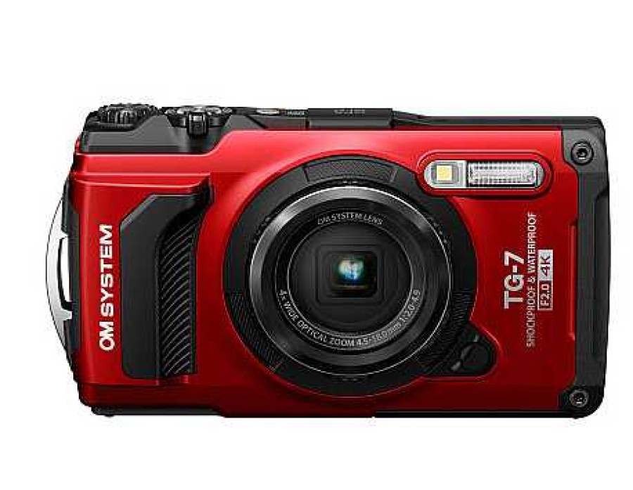 OM System Waterproof/Tough | Om System Tg-7 Red Digital Compact Camera