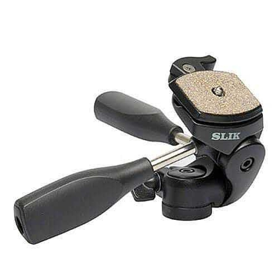 Slik Tripod Heads | Slik Sh-705E 3-Way Pan/Tilt Head With Quick Release