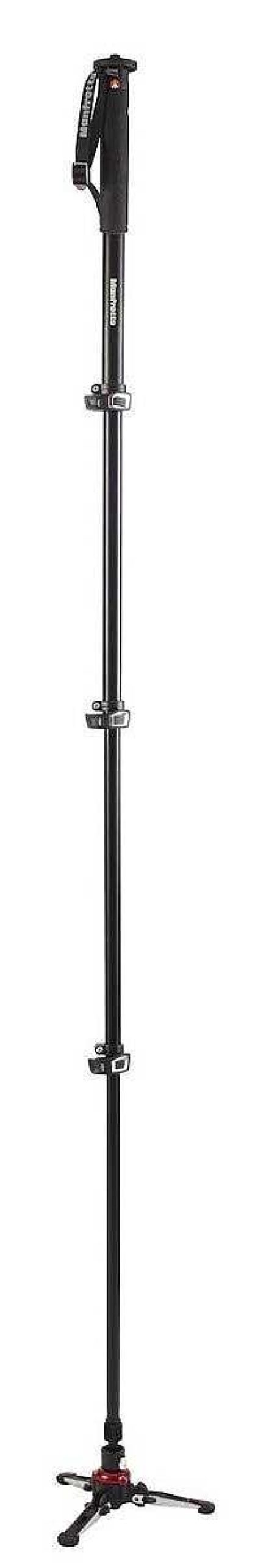 Manfrotto Monopods | Manfrotto Mvmxproa4 4 Section - Xpro Video Monopod With Fluidteck Base