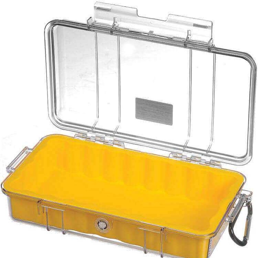 Pelican Hard Cases | Pelican 1060 Micro Clear Case With Yellow Liner