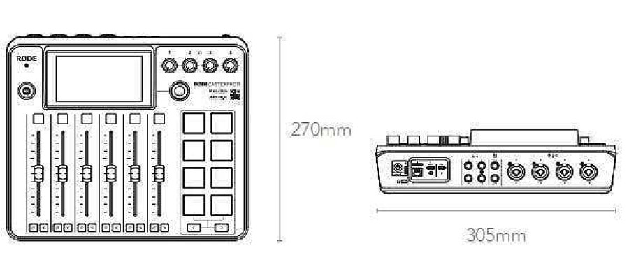 Rode Recorders | Rode Rodecaster Pro Ii Integrated Podcast - Production Studio